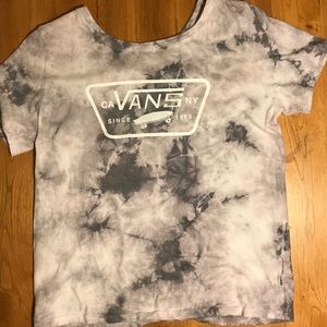 Vans logo tie dye tee, size medium